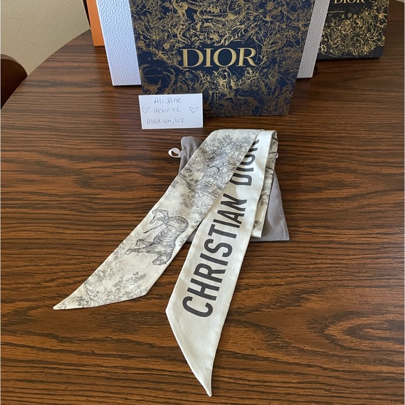 🌟trade🌟DIOR Toile De Jouy Mitzah Twilly - Picture 3 of 9